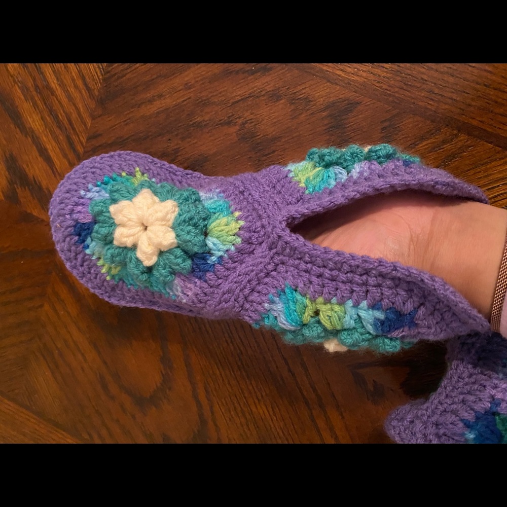 Handmade Crochet Booties - Picture 3 of 5